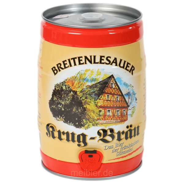 Krug Bräu Lager 5 Liter Bierfass
