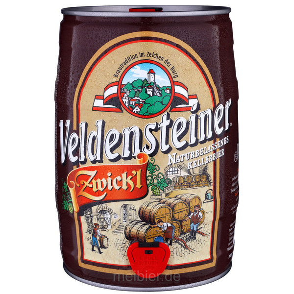 Veldensteiner Zwickl 5 Liter Bierfass