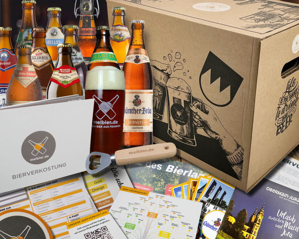 Fränkische Bier Geschenk Box | Tastingbox | Bierverkostung - Edition #1