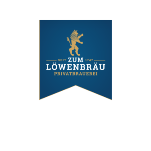 Blaue Fahne, seit 1747, Zum Löwenbräu, Privatbrauerei Neuhaus/ Aisch